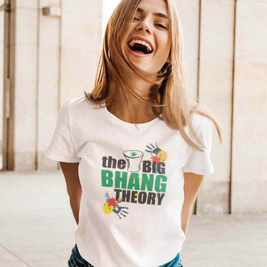 The Big Bhang Theory Women half Sleeve T-shirt