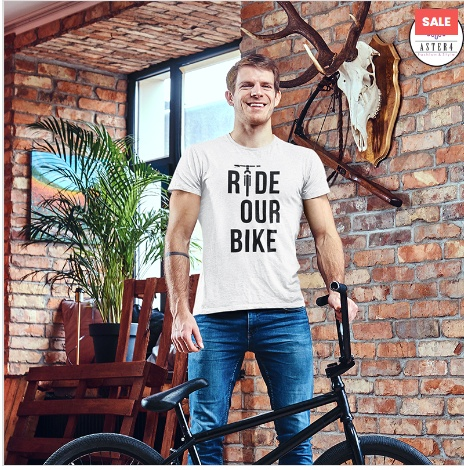 Ride Our Bike Cycling Men Half Sleeves
