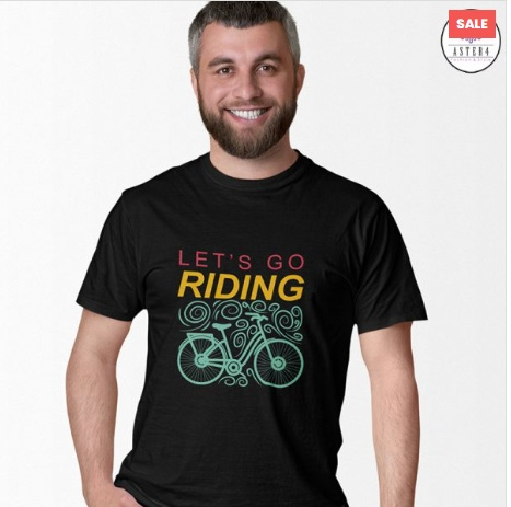 Lets Go Riding Half Sleeves T-Shirt