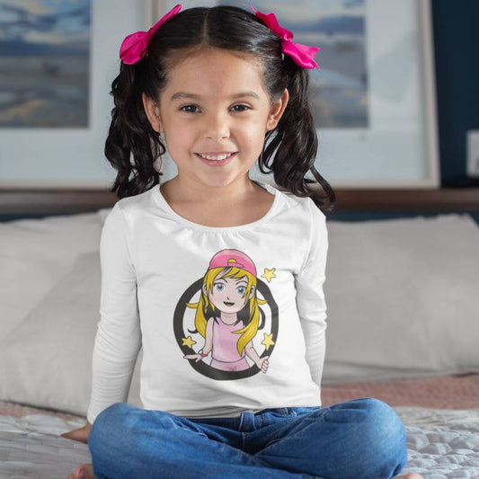 Barbie Design T-shirt For Kid's