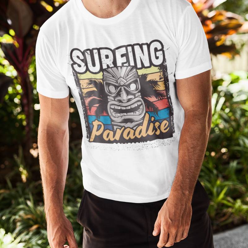 Surfing Men Half Sleeve T-shirt