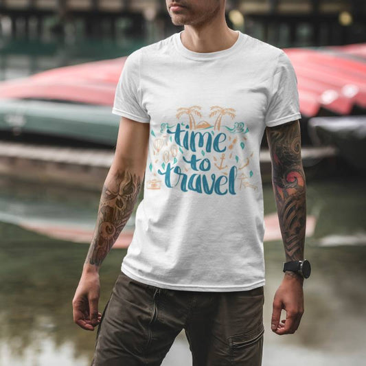 Time To Travel vacation T-shirt for men & Women