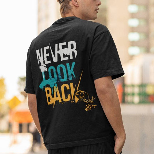 Never Look Back Oversized T-shirt For Men