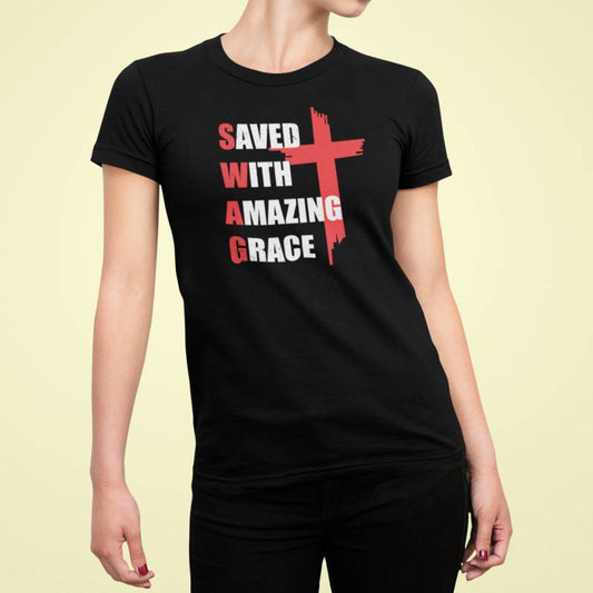 Saved with Amazing Grace T-shirt