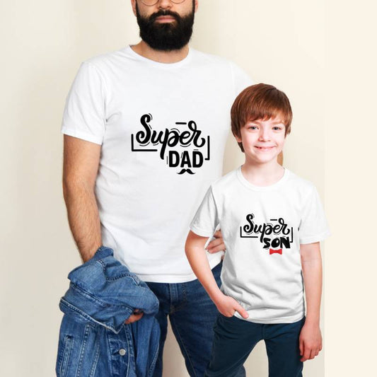 Super Dad- Super Son Father Son T-shirt