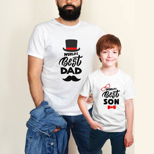 World's Best Dad - World's Best Son Father Son T-shirt
