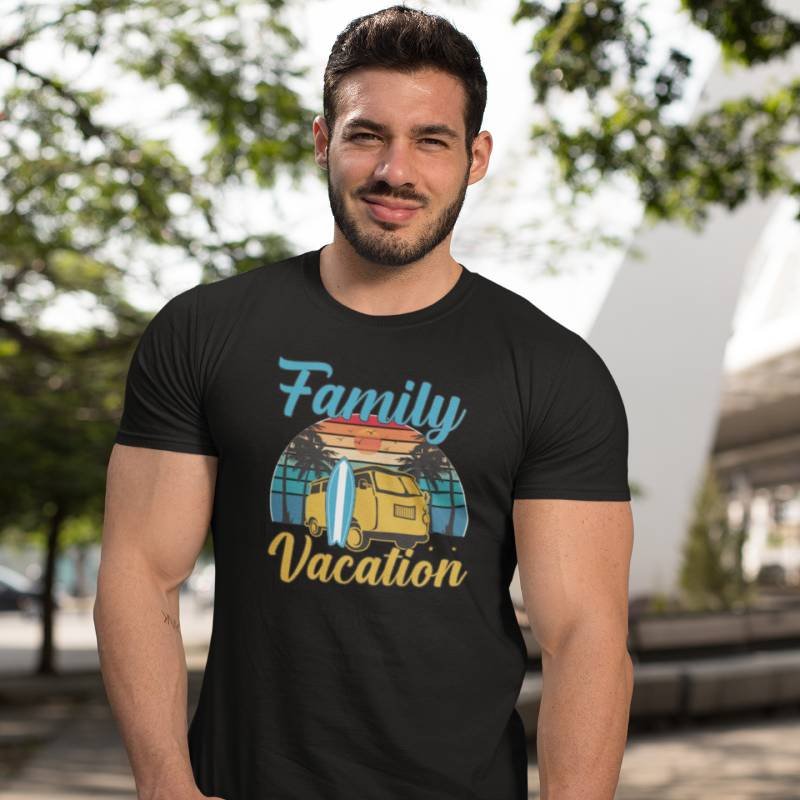 Family-Vacation-Vacation-Quotes-Printed-Tshirt-Black-Aster4dotcom