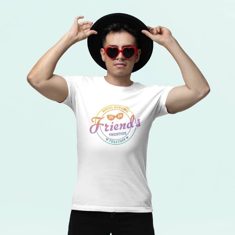 Friends-Vacation-2024-Vacation-Quotes-Printed-Tshirt-White-Aster4dotcom