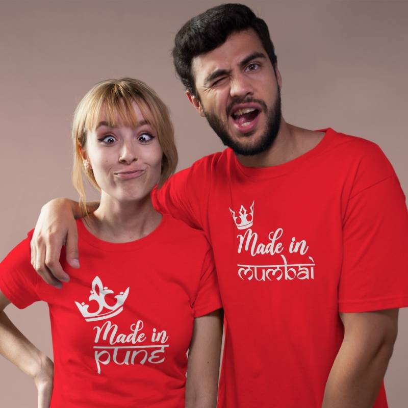 made-in-mumbai-pune-couple-quotes-printed-tshirt-Red-Aster4dotcom