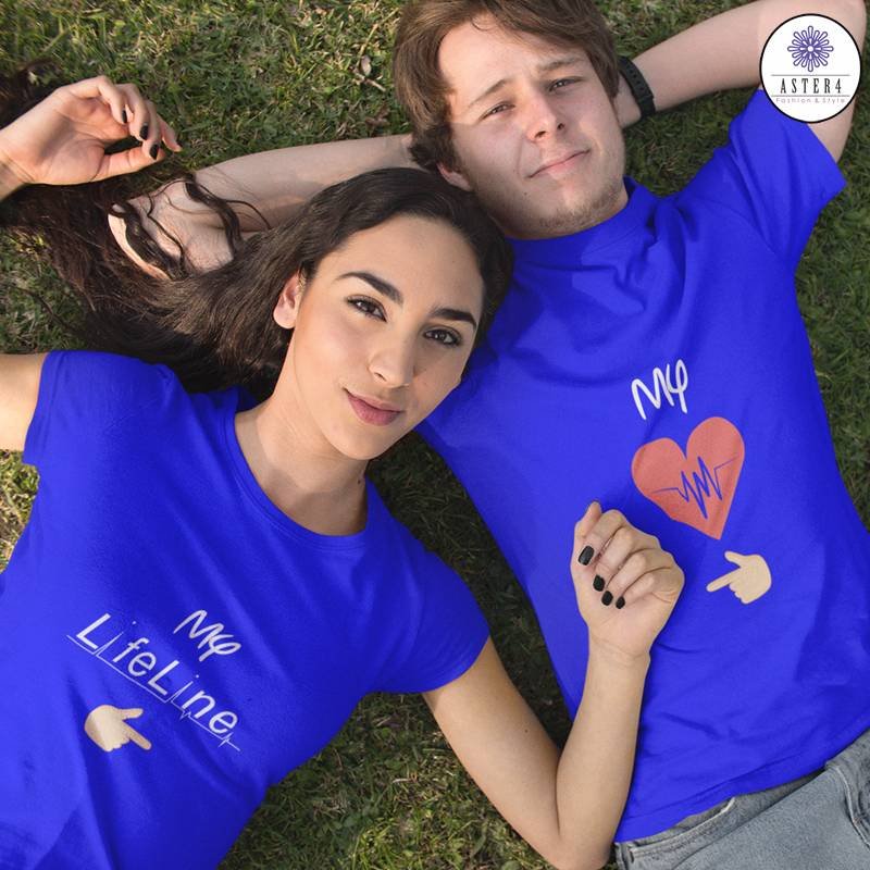 my-lifeline-couple-quotes-printed-tshirt-Royalblue-Aster4dotcom