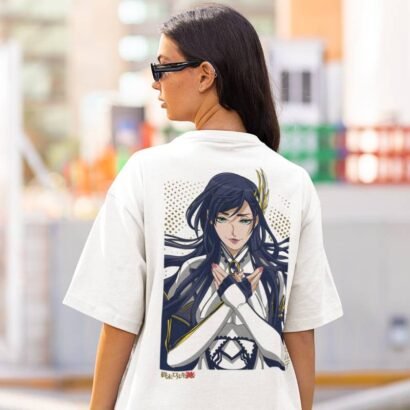 Record of Ragnarok – Brunhilde Anime Graphic Oversized T-Shirt-White